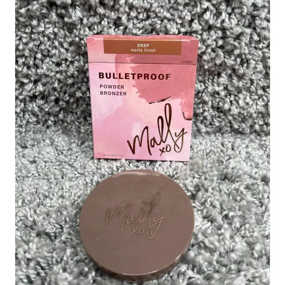 Mally XO Bulletfroof Powder Bronzer 3171 Deep Matte Finish 0.38 Oz Set Of 3